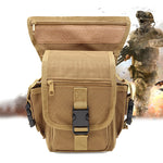 Tactical Fanny Pack Waterproof Military Drop Leg Pouch Bag Cross Waist Pack Outdoor Bike Cycling Hiking Shooting