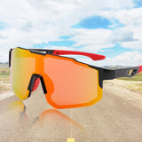 Polarized Sports Sunglasses for Men Women, UV Protection Half Frame Comfortable for Running Cycling Driving