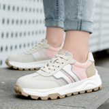 Steel Toe Shoes for Women Non Slip Composite Work Indestructible Comfortable Safety Tennis Lightweight Breathable Construction Sneakers Puncture Proof