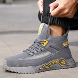 Steel Toe Shoes for Men Women Lightweight Safety Work Comfortable Steel Toe Sneakers Slip Resistant Warehouse Industry