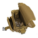 Tactical Fanny Pack Waterproof Military Drop Leg Pouch Bag Cross Waist Pack Outdoor Bike Cycling Hiking Shooting