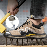 Steel Toe Shoes for Men Women Lightweight Safety Shoes Slip Resistant Breathable Puncture Proof Work Sneakers