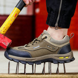 Steel Toe Shoes for Women Men Puncture Proof Lightweight slip-resistant Comfortable Safety Work Sneaker