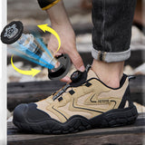 Steel Toe Shoes for Men Women Comfortable Lightweight Work Sneakers Safety  Men's Slip Resistant Indestructable Construction