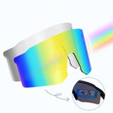 Polarized Sports Sunglasses for Men Women, Cycling Glasses UV Protection Mountain Biking Glasses for Fishing Running