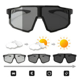 Polarized Sports Sunglasses for Men Women, UV Protection Half Frame Comfortable for Running Cycling Driving