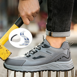 Steel Toe Sneakers for Men Women Lightweight Safety Shoes Comfortable Puncture Proof Slip On Indestructible Work