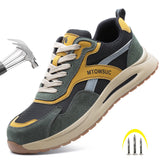 Steel Toe Shoes for Men Women Waterproof Lightweight Puncture Proof Work Safety Industrial Sneakers