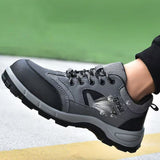 Steel Toe Shoes for Women Men Non Slip Work Sneakers Indestructible Lightweight Breathable Construction Sneakers Puncture Proof Ergonomic Design