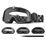 Motorcycle Dirt Bike Goggles Windproof ATV Riding Ski Racing Glasses