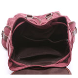 Vintage Canvas Backpack for Women, Durable Casual Daypack, Large Capacity Travel Rucksack Fits for Hiking and Daily Use