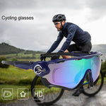 Polarized Sports Sunglasses for Men and Women, Fishing Cycling Mountain Bike Baseball Glasses with UV Protection