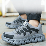 Steel Toe Shoes for Men Women Lightweight Breathable Safety Sneakers Comfortable Non Slip Work Tennis Indestructible Construction