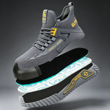 Steel Toe Shoes for Men Women Lightweight Safety Work Comfortable Steel Toe Sneakers Slip Resistant Warehouse Industry