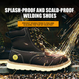 Work Boots for Men Steel Toe Safety Shoes Puncture Resistant Lightweight Industrial Construction