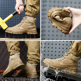 Steel Toe Boots for Men Women Comfortable Lightweight Work Slip Resistant High Top Safety Shoes Puncture Proof Indestructible Construction