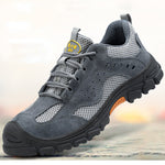 Steel Toe Sneakers for Men Women Comfortable Lightweight Composite Work Shoes Cushion Indestructible Construction