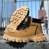 Steel Toe Shoes for Men Women, Slip Resistant Safety Work Boots Puncture Proof Comfortable Indestructible Sneakers with Specialized Work Insole for Industry Construction Warehouse