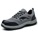 Steel Toe Shoes for Women Men Non Slip Work Sneakers Indestructible Lightweight Breathable Construction Sneakers Puncture Proof Ergonomic Design