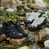 Steel Toe Shoes for Men Women, Breathable Safety Work Footwear with Durable Soft Sole, Comfort Puncture-Resistant Sneakers for Industrial
