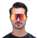Sports Sunglasses for Men Women, UV400 Protection Sun Glasses for Cycling Running