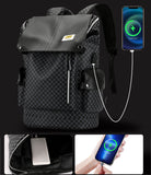 Stylish Laptop Backpack for Men Purse College Daypack Work Travel Bag