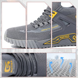 Steel Toe Shoes for Men Women Lightweight Safety Work Comfortable Steel Toe Sneakers Slip Resistant Warehouse Industry