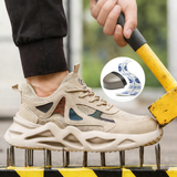 Steel Toe Shoes for Men Lightweight Comfortable Non Slip Work Women Puncture Proof Safety Sneakers for Industrial Construction & Daily Life