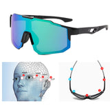 Polarized Sports Sunglasses for Men Women, UV Protection Half Frame Comfortable for Running Cycling Driving
