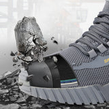 Steel Toe Shoes for Men Women Lightweight Safety Work Comfortable Steel Toe Sneakers Slip Resistant Warehouse Industry