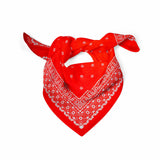 12 Pcs Cowboy Bandanas for Men Women Paisley Pattern Handkerchiefs 22 x 22 Inch Headwrap Scarfs