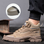 Steel Toe Boots for Men Women Comfortable Lightweight Work Slip Resistant Safety Shoes Puncture Proof Indestructible Construction Sneakers