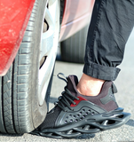 Men's Work Shoes Lightweight Indestructible Composite Toe Safety Breathable Industrial Construction Casual Working Sneakers
