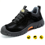 Steel Toe Sneakers for Men Women Comfortable Lightweight Composite Work Shoes Cushion Indestructible Construction