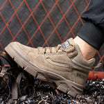 Steel Toe Boots for Men Women Comfortable Lightweight Work Slip Resistant Safety Shoes Puncture Proof Indestructible Construction Sneakers