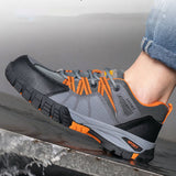 Steel Toe Safety Shoes for Men Women Work Sneakers Breathable Lightweight Industrial & Construction