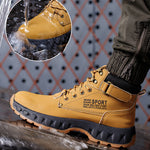 Steel Toe Boots for Men Indestructible Breathable High Top Work Lightweight Safety Shoes Non Slip Work Industry Construction