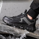Steel Toe Shoes for Men Women Lightweight Puncture Proof Work Comfortable for Construction Industrial Safety Sneakers
