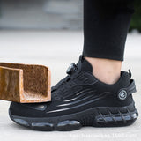 Safety Shoes with Steel Toe Top, Puncture Proof Work Men Women Non-Slip Fashion Sneakers Daily Wear