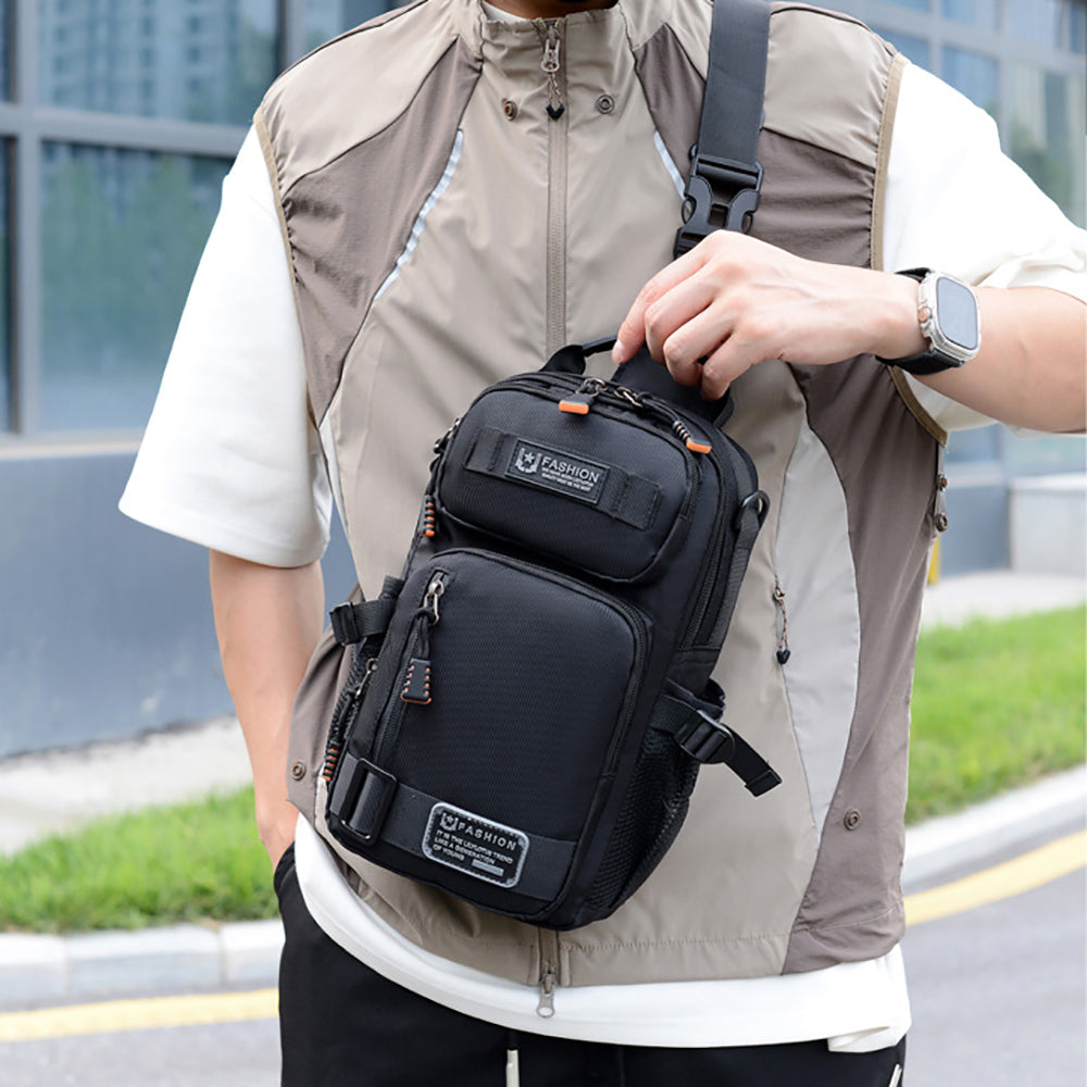 crossbody sling backpack sling bag travel hiking chest bag daypack Sling Backpack Crossbody Sling Bag for Men, Chest Bag Daypack Fanny Pa – Design Life Bar