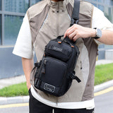 Sling Backpack Crossbody Sling Bag for Men, Chest Bag Daypack Fanny Pack Cross Body Bag for Outdoors Hiking Traveling