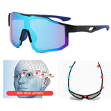 Polarized Sports Sunglasses for Men Women, UV400 Protection Mens  Sun Glasses for Cycling Running