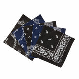 100% Cotton 10 Pcs Bandanas Multi-Purpose Paisley Cowboy Hair Headbands