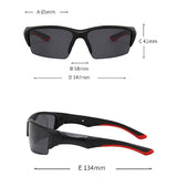 Sports Sunglasses for Men Women, UV400 Protection Sun Glasses for Cycling Running