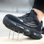 Safety Shoes with Steel Toe Top, Puncture Proof Work Men Women Non-Slip Fashion Sneakers Daily Wear
