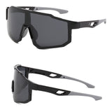Polarized Sports Sunglasses for Men Women, UV Protection Half Frame Comfortable for Running Cycling Driving