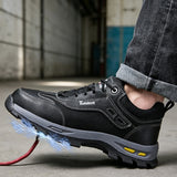 Steel Toe Shoes for Women Men Puncture Proof Lightweight slip-resistant Comfortable Safety Work Sneaker