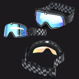 Motorcycle Dirt Bike Goggles Windproof ATV Riding Ski Racing Glasses