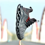Men's Work Shoes Lightweight Indestructible Composite Toe Safety Breathable Industrial Construction Casual Working Sneakers