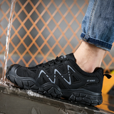 Steel Toe Shoes for Men Women, Breathable Safety Work Footwear with Durable Soft Sole, Comfort Puncture-Resistant Sneakers for Industrial